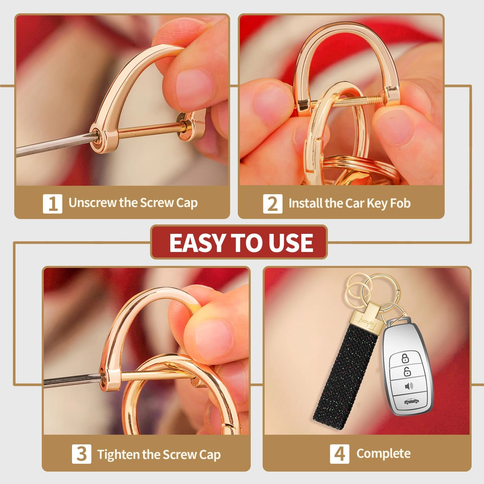 Stretchy Car Keychain - Fun