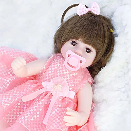 Reborn Baby Doll - 16.5 Inch Vinyl Toddler Girl
