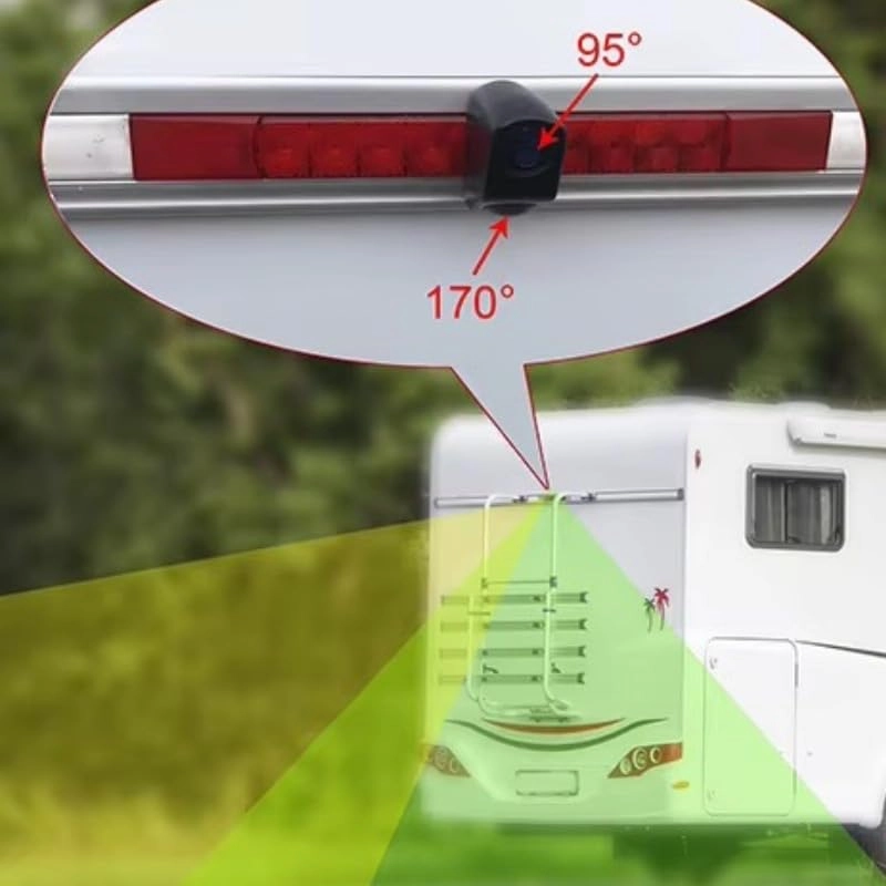 LCD TFT Colour Display Monitor + Car Camera - Night vision 1280 x 720