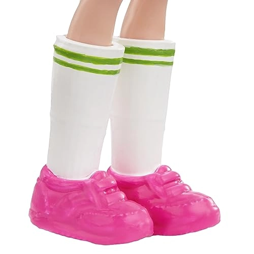 Polly Collectible Doll - 3 1/2" Tall Blue and Purple Dress