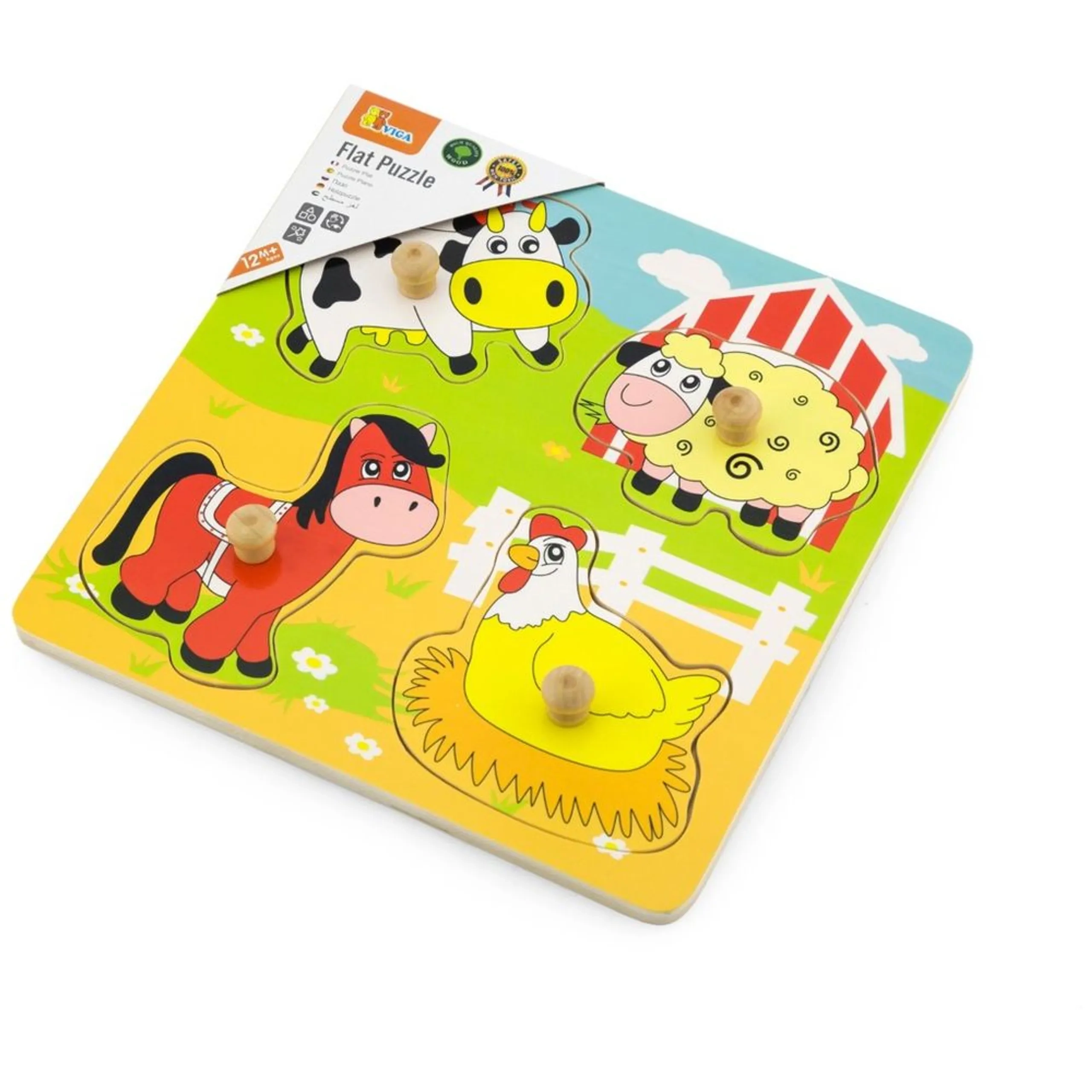Matching Puzzle - Wild Animals - 3 + 36 pieces