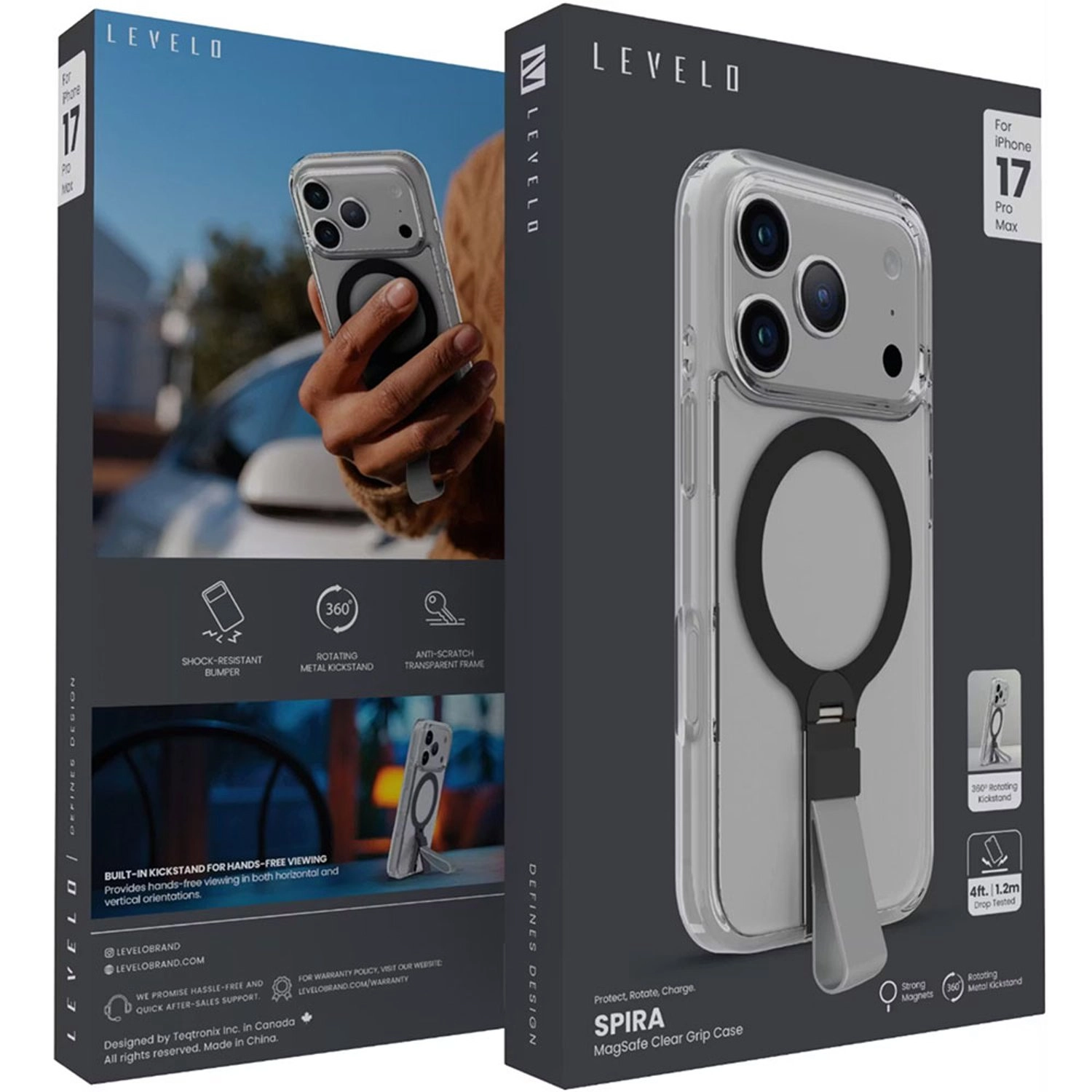 Spira Grip Case with MagSafe for iPhone 17 Pro Max