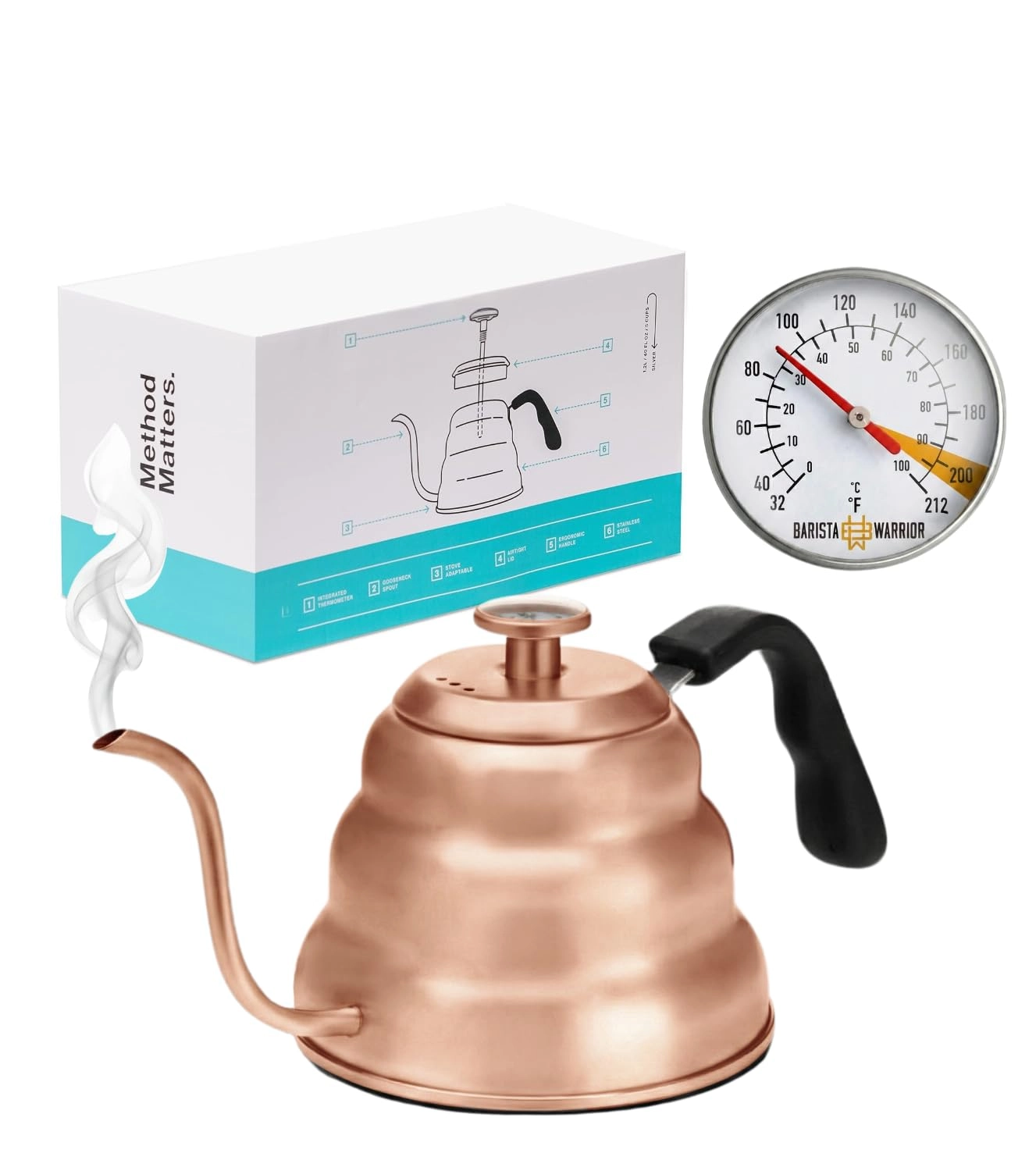 Barista Warrior Pour Over Coffee Kettle - 1 Liter