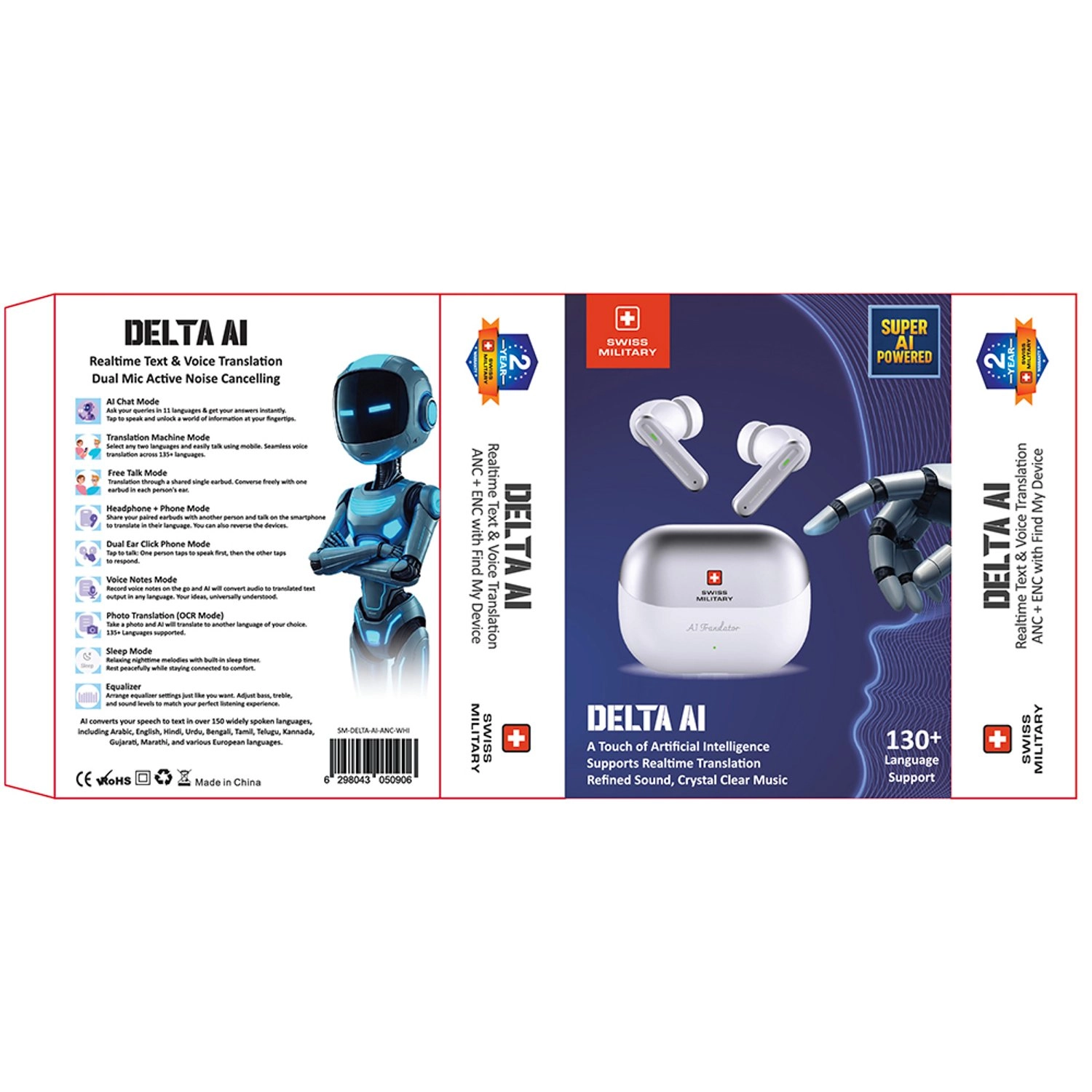 Delta AI ANC Wireless Earbud