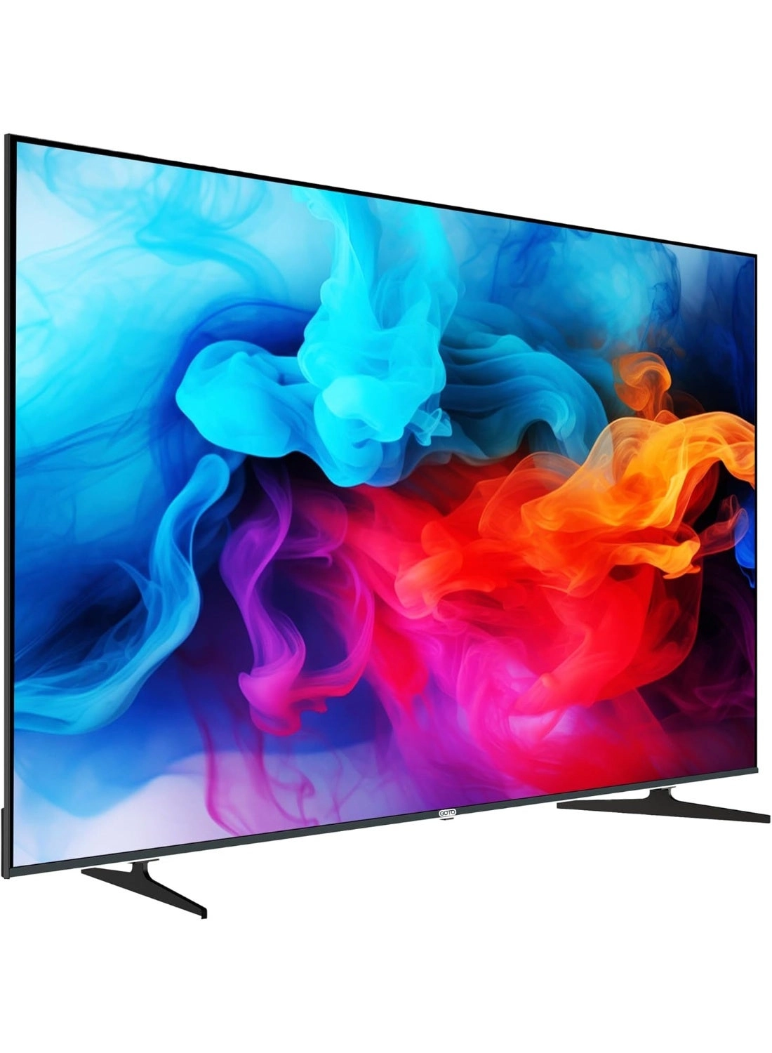GOTO Home 85 Inch Smart TV | QD-mini LED | Frameless | 4K UHD | 120Hz Game Booster mode | Official Google TV | Quad-Core Processor | 20W Built-In Subwoofer | Voice Control | 2.4/5GHz WiFi | Bluetooth 5.1| Chromecast