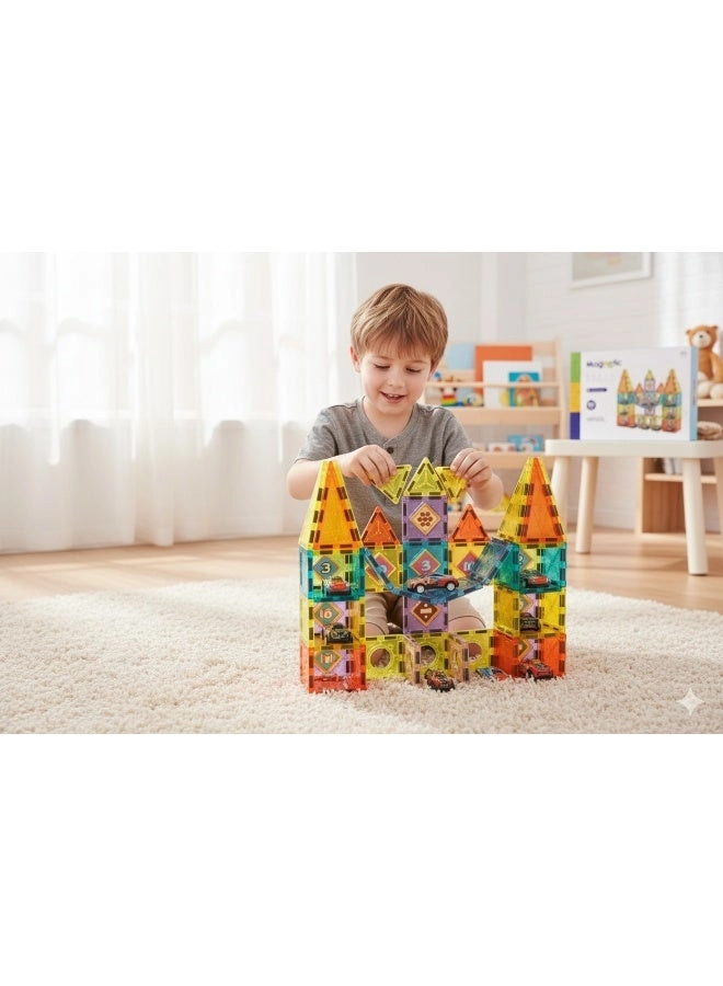 Magnetic DIY Blocks Set - 80 pcs