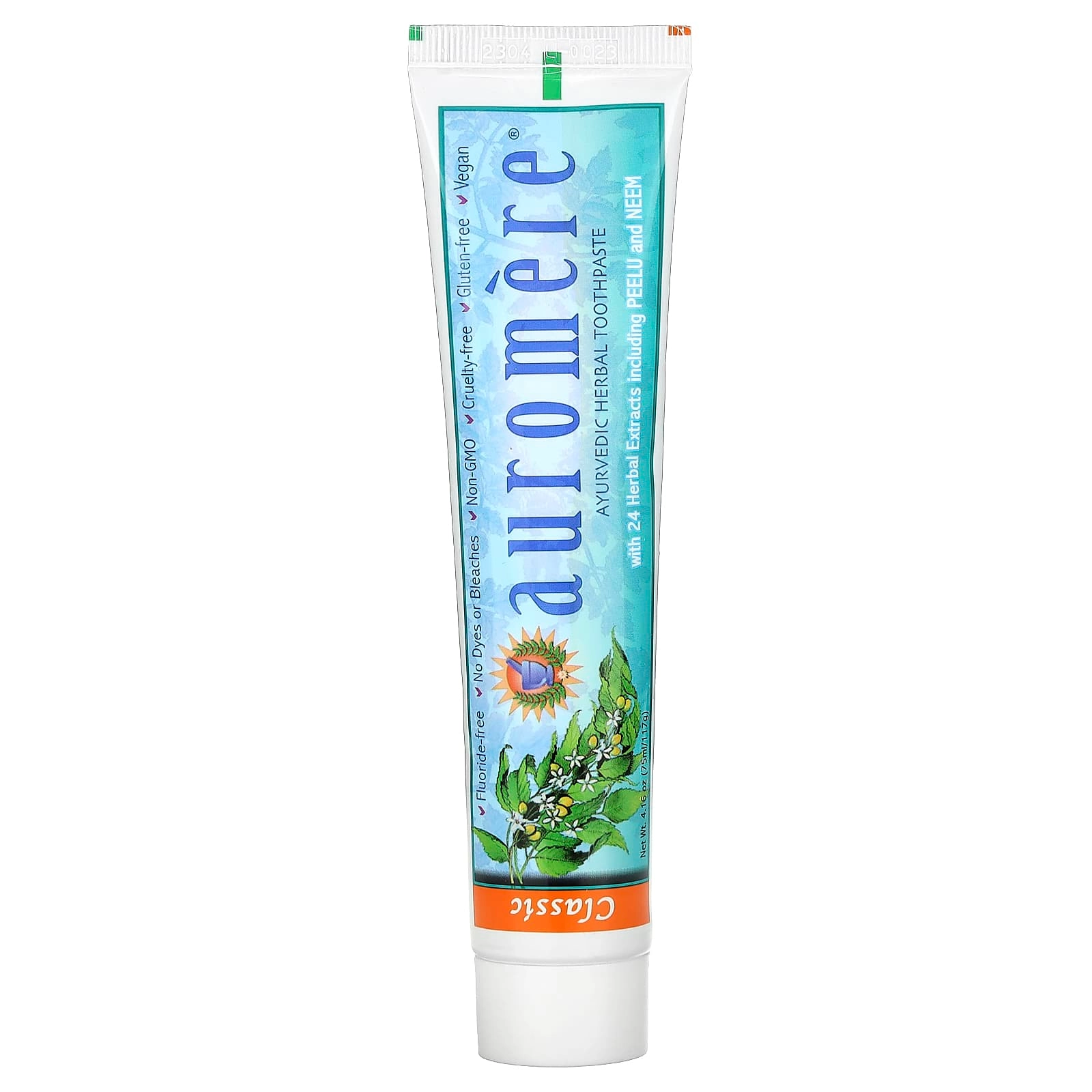 Auromere Ayurvedic Herbal Classic Toothpaste 117 g