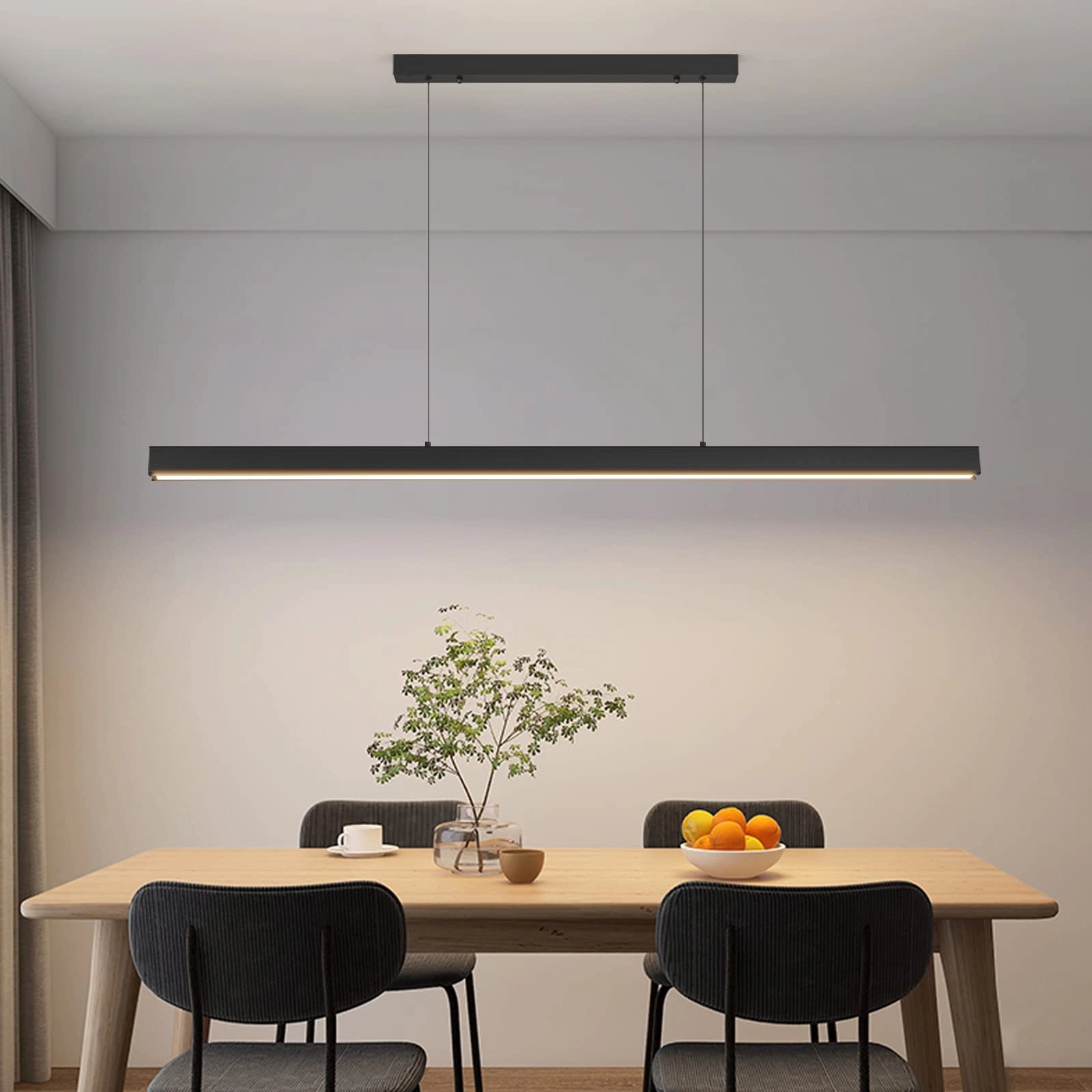 Mikeru Modern LED Pendant Light - 3000k/4500k/6000k 10% to 100% Dimmable