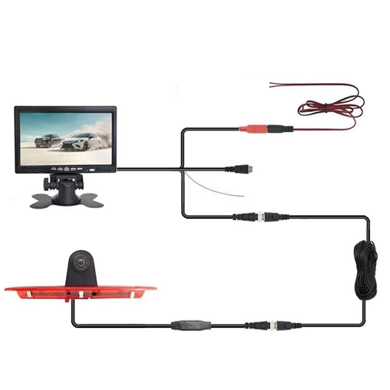AHD 1080P Brake Light Reverse Camera - Night vision