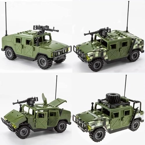 Military Vehicle Building Blocks - 93 pcs