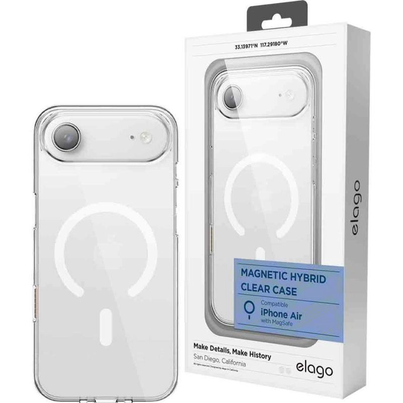 Magnetic Hybrid Back Cover Mobile Case with MagSafe for iPhone 17