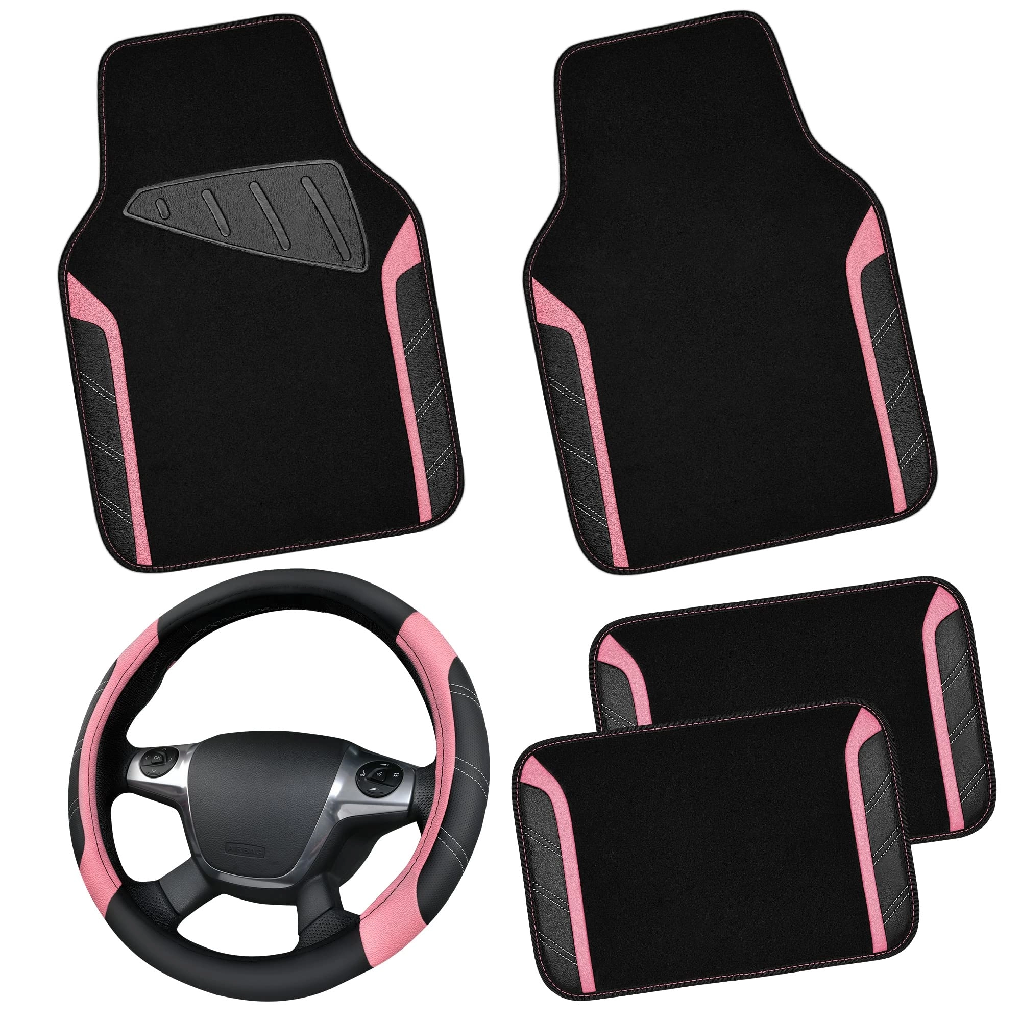 LJ Steering Wheel Cover + Car Floor Mats