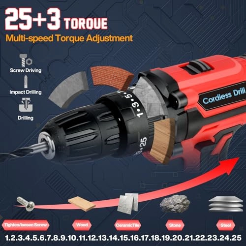 Cordless Drill Driver - 21V 2.0Ah