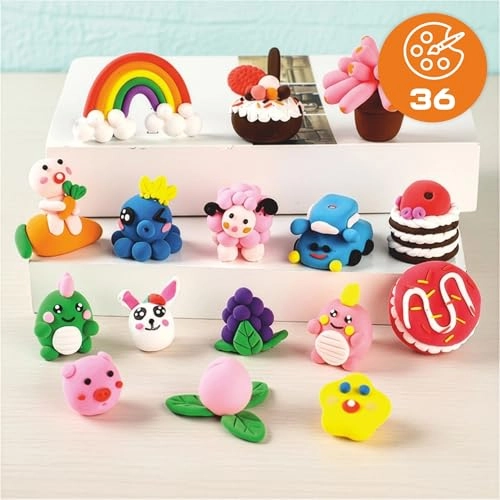 Air Dry Modelling Clay Set - 36 pcs.