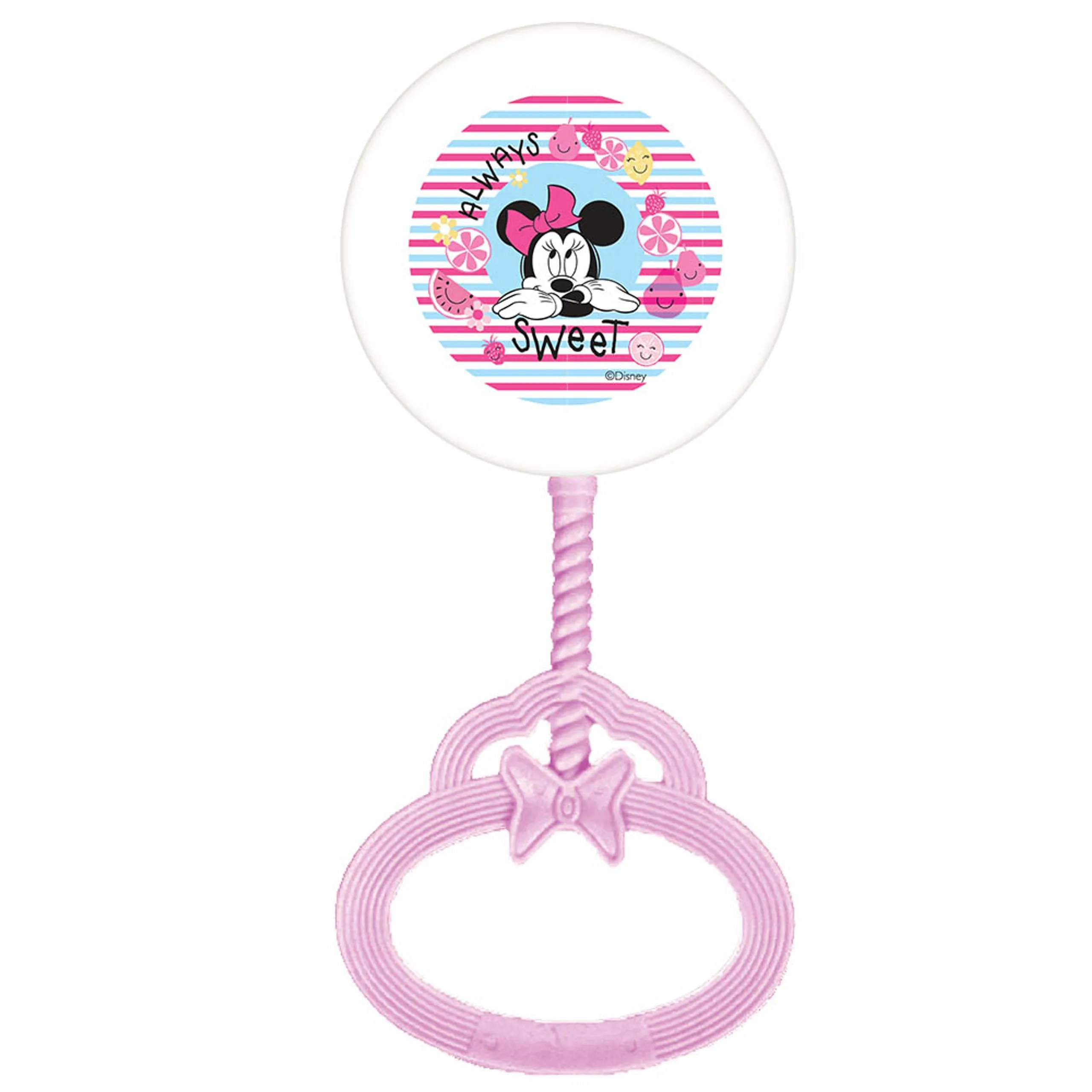 Disney Mickey Mouse Baby Rattle Toy - Suitable for 0 to 18 months high-quality plastic