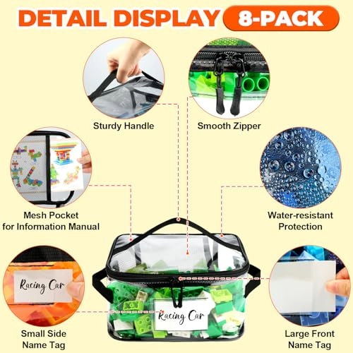 Toy Storage Organizer Bag - Polyvinyl Chloride (PVC)