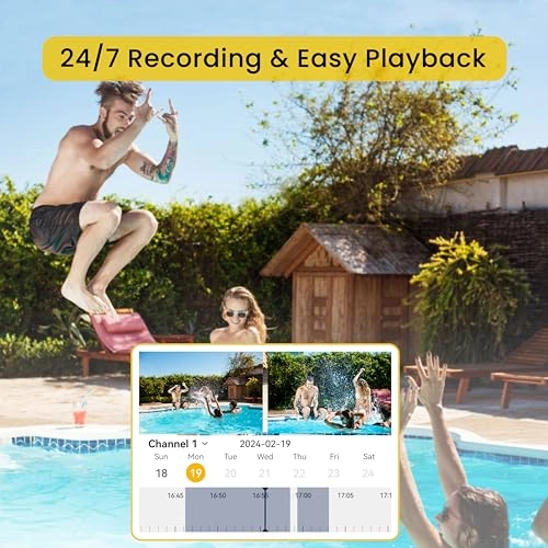 Security Camera System - 4 Cameras 8CH 5MP
