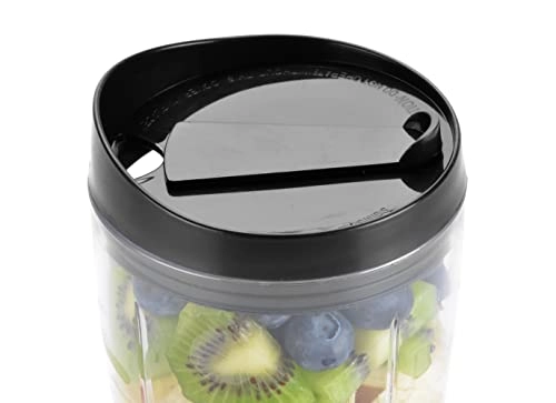 Mini Personal Blender - Drink Through Lid One Touch Operation Stainless Steel Blades