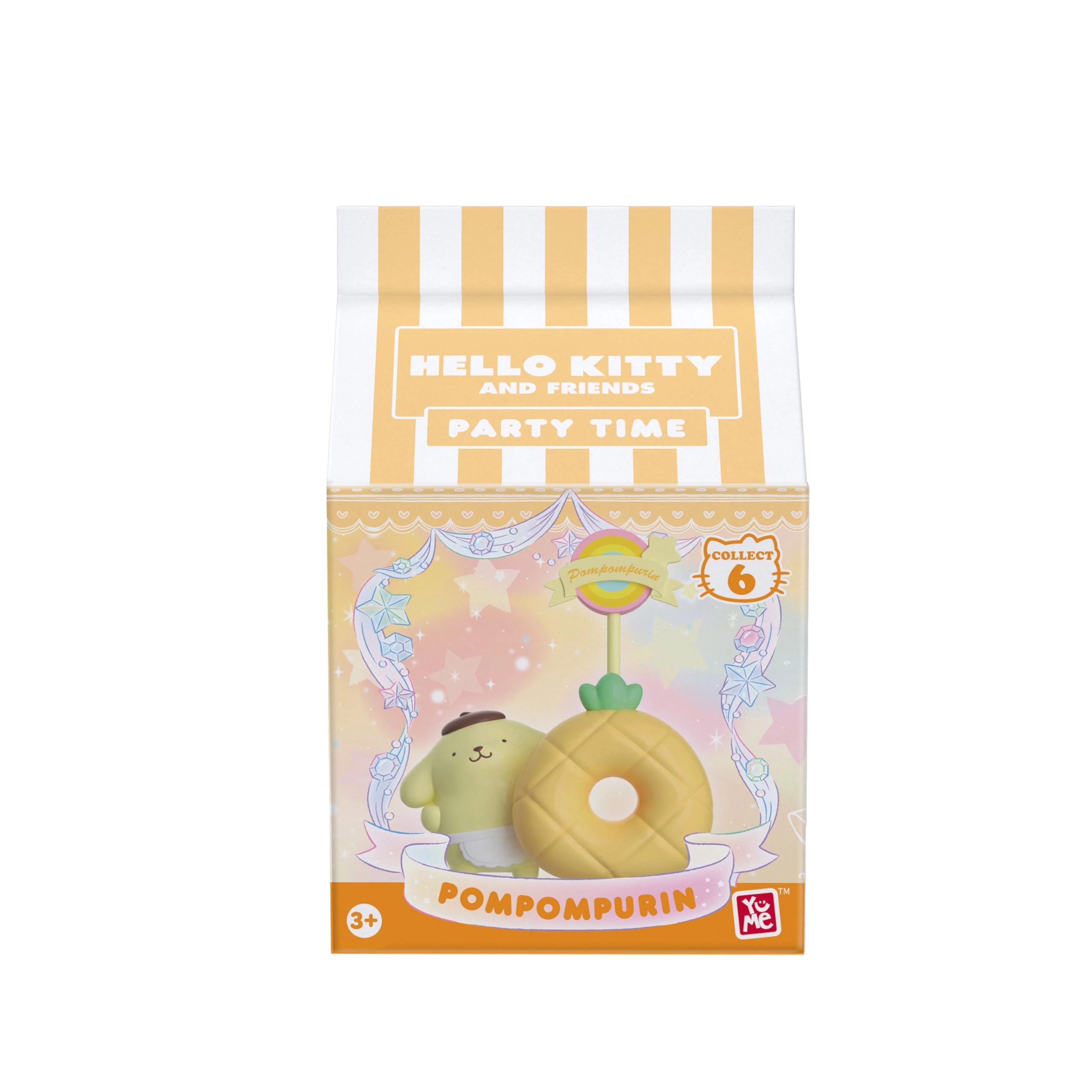 YUME Sanrio Pompompurin Party Time Memo Stand - 1.0 Count Party Time