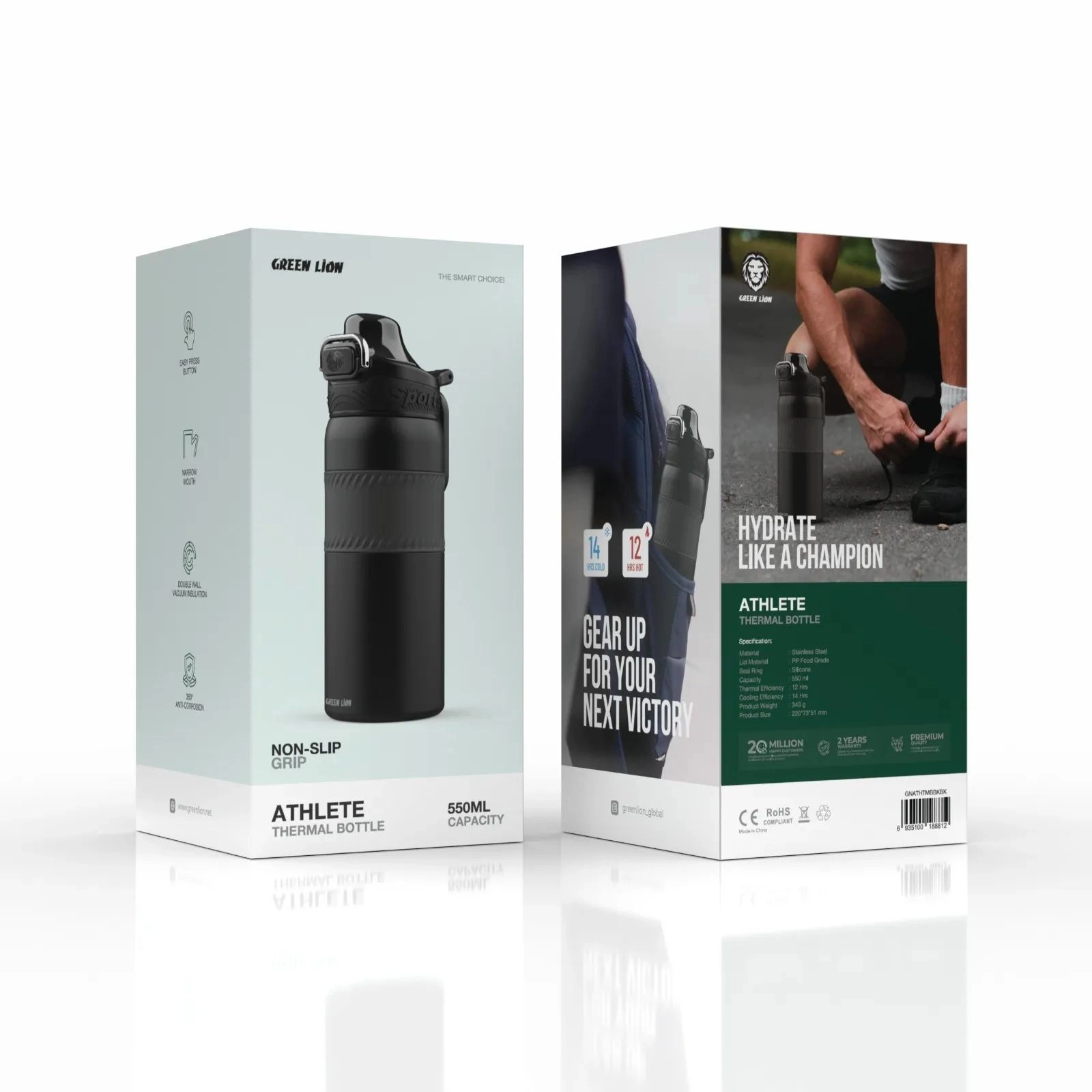 Athlete Thermal Bottle - 550ML