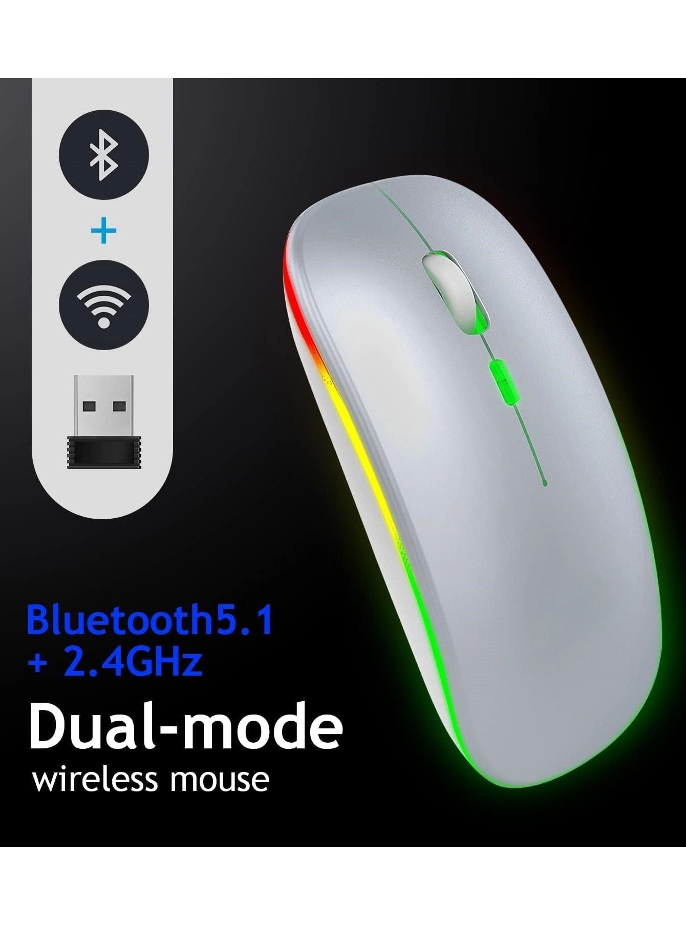 S01 Wireless Charging Mouse - Wireless