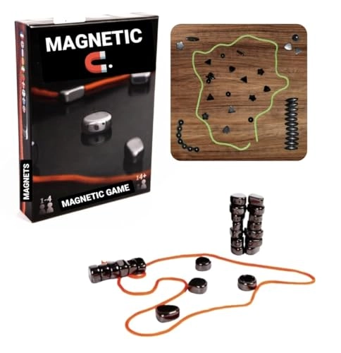 Fun Table Top Magnetic Game - 28 Magnets Travel Bag Lanyard