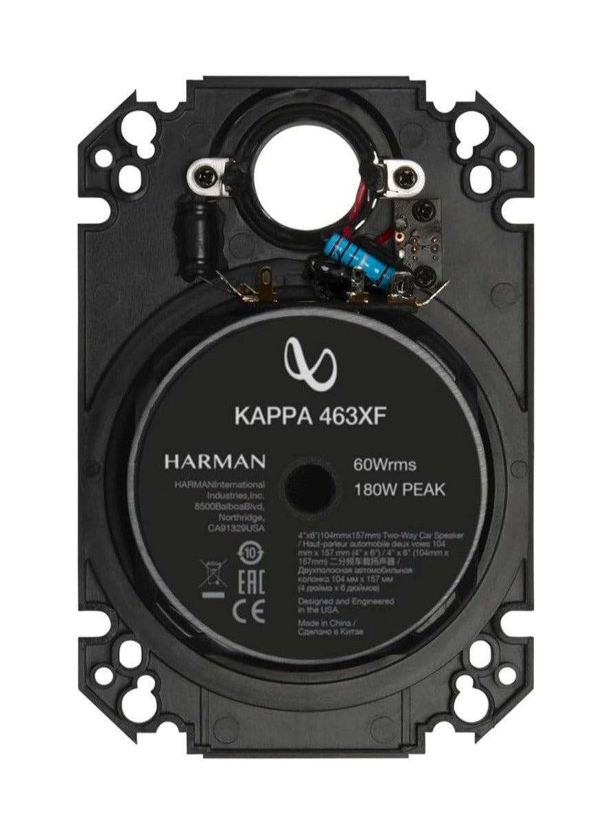 Kappa 463XF - 4" x 6" 2-Way Coaxial