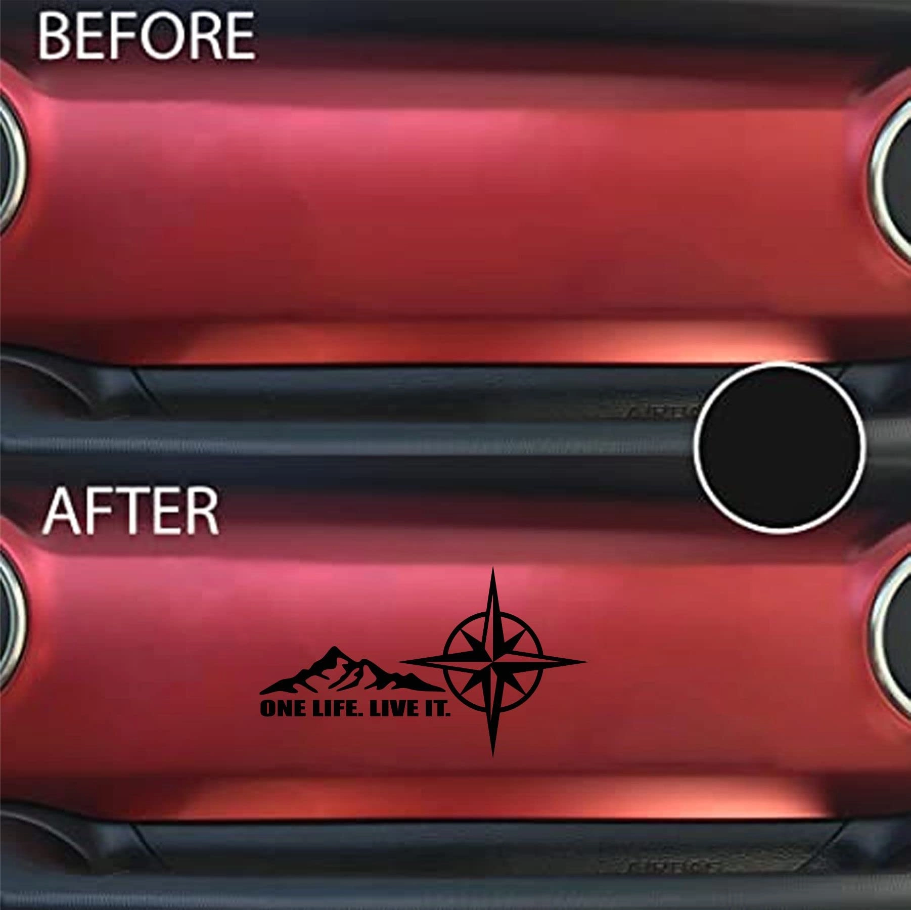 Car Dashboard Stickers