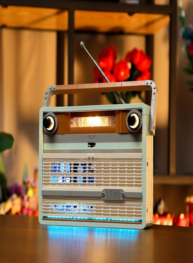Light Kit for LEGO 10334 Retro Radio - Compatible with LEGO Icons Building Set