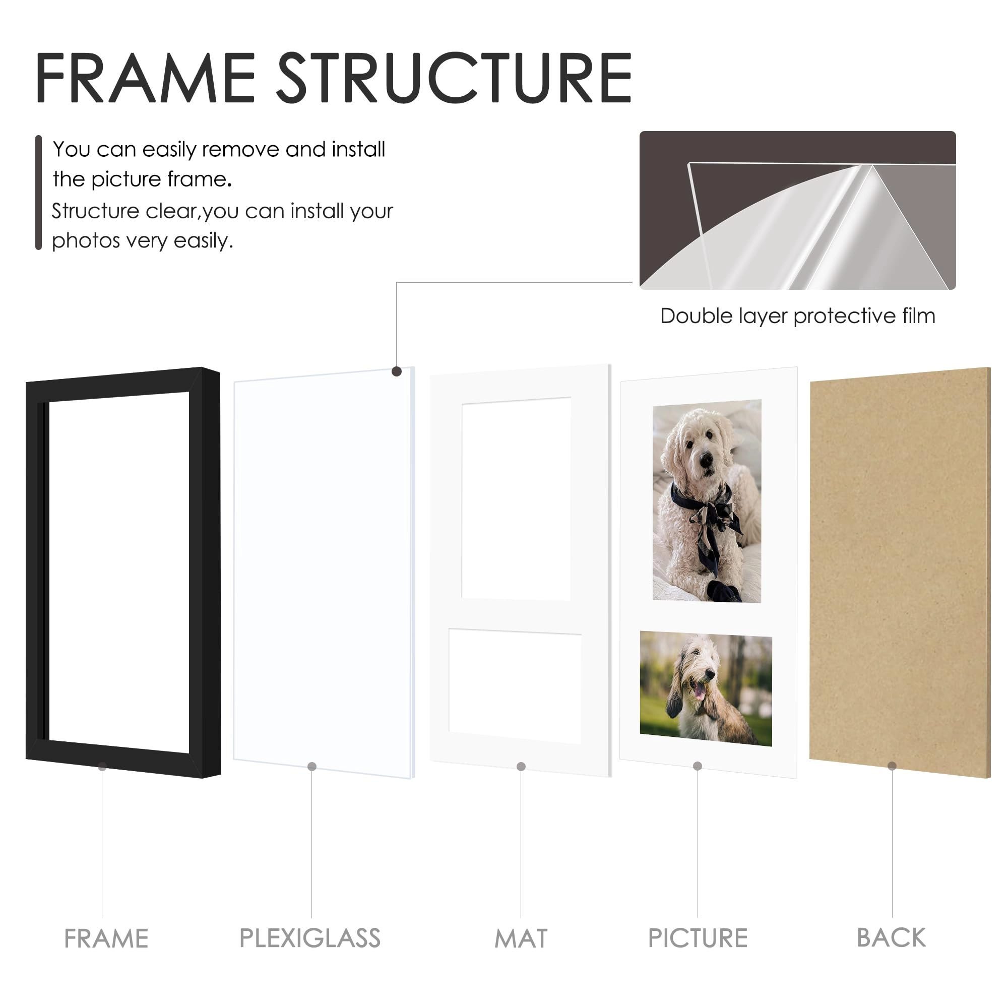 Collage Picture Frame - 8x14 3
