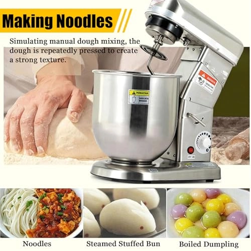 Professional Stand Mixer - 7L 350W/500W/500W
