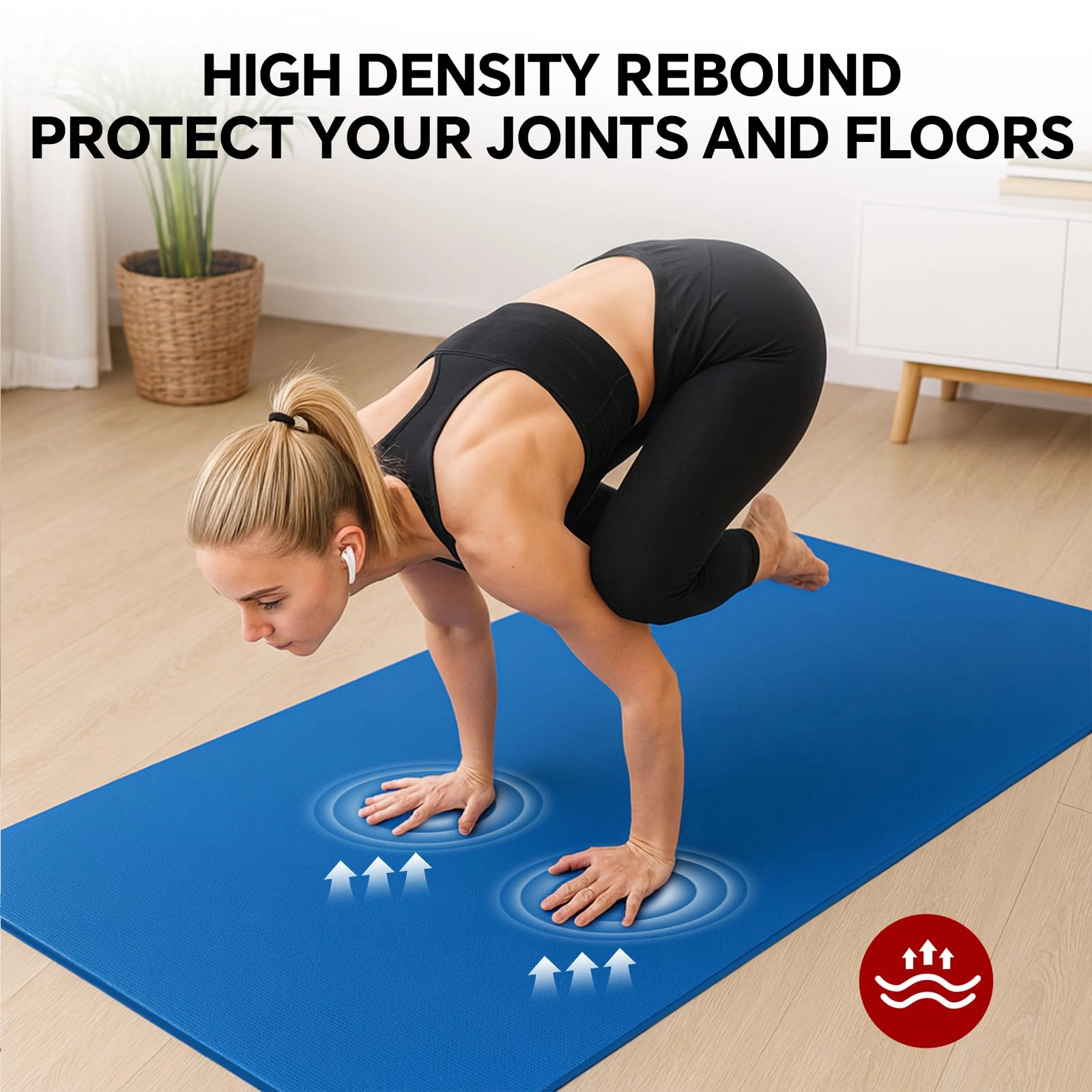 Extra Large Yoga Mat - Thermoplastic Elastomers 6mm