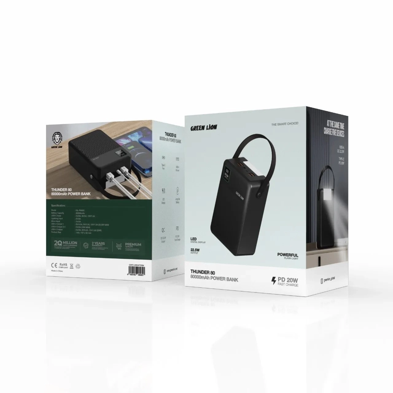 Thunder 80 - 80000 mAh Fast-Charging