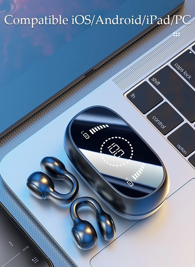 Clip On Bluetooth Earphones Wireless Earbud