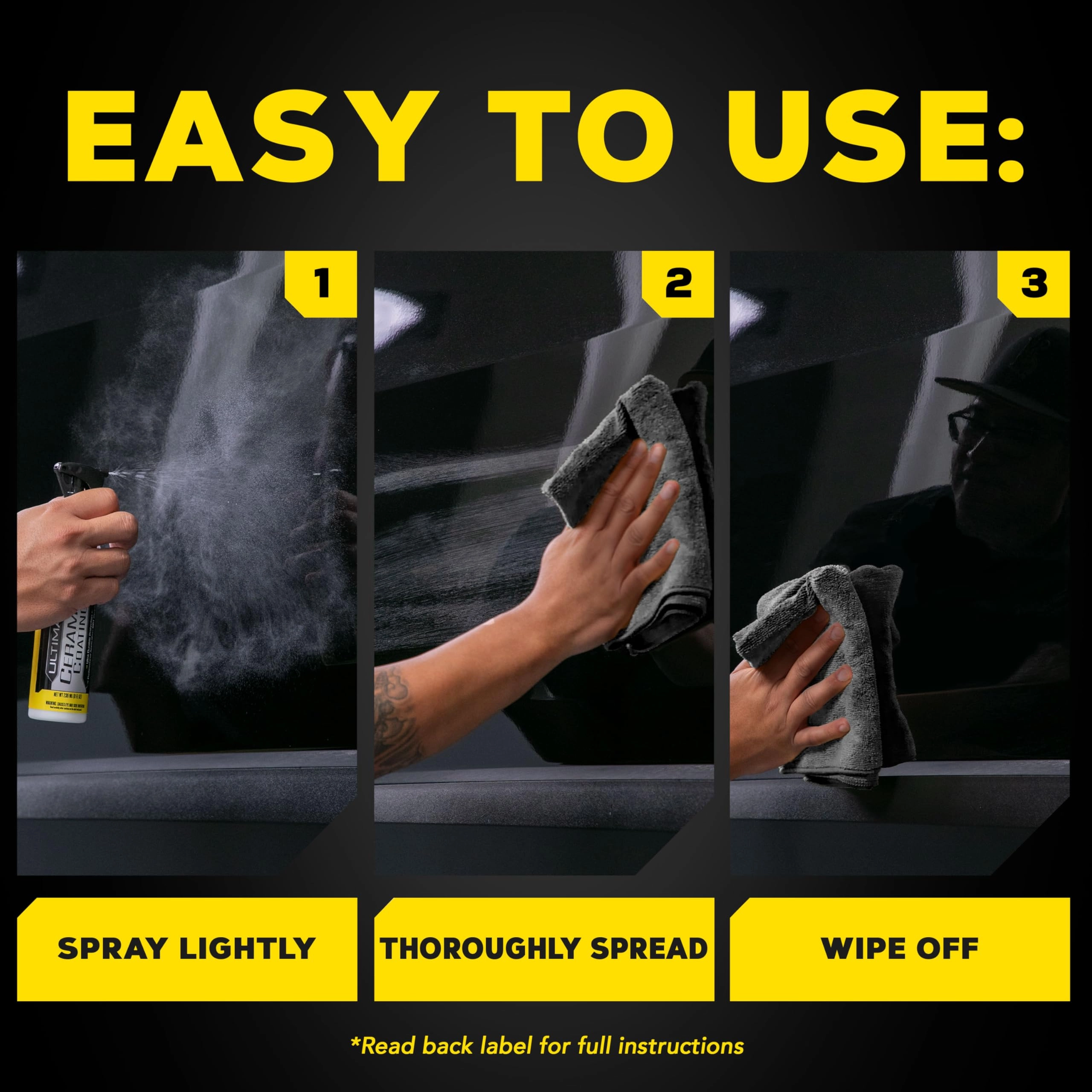 Ultimate Ceramic Coating - Kit two premium microfiber towels