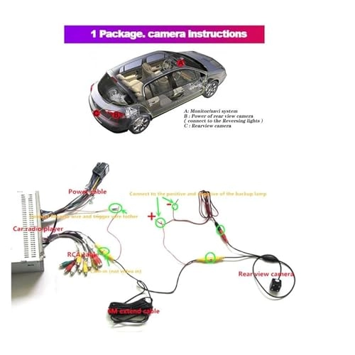 Backup Rear View camera For Benz SLK Class R171 - Night Vision 1080p*720p