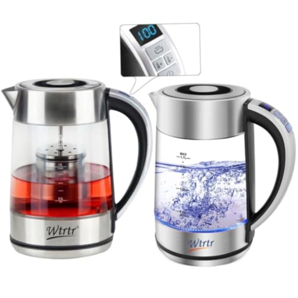 Generic 2-in-1 Glass Electric Kettle