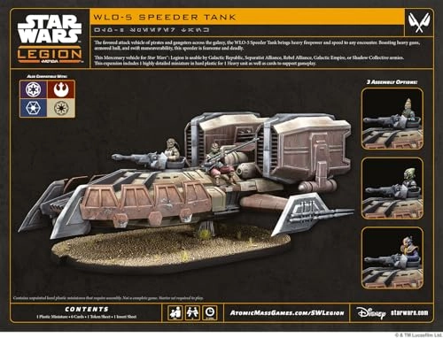 Star Wars: Legion: WLO-5 Speeder Tank - Miniatures Game
