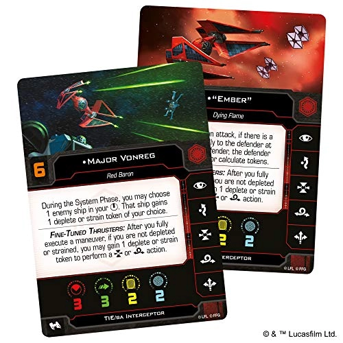 Star Wars: X-Wing (2nd Ed.) - First Order - Major Vonreg's TIE