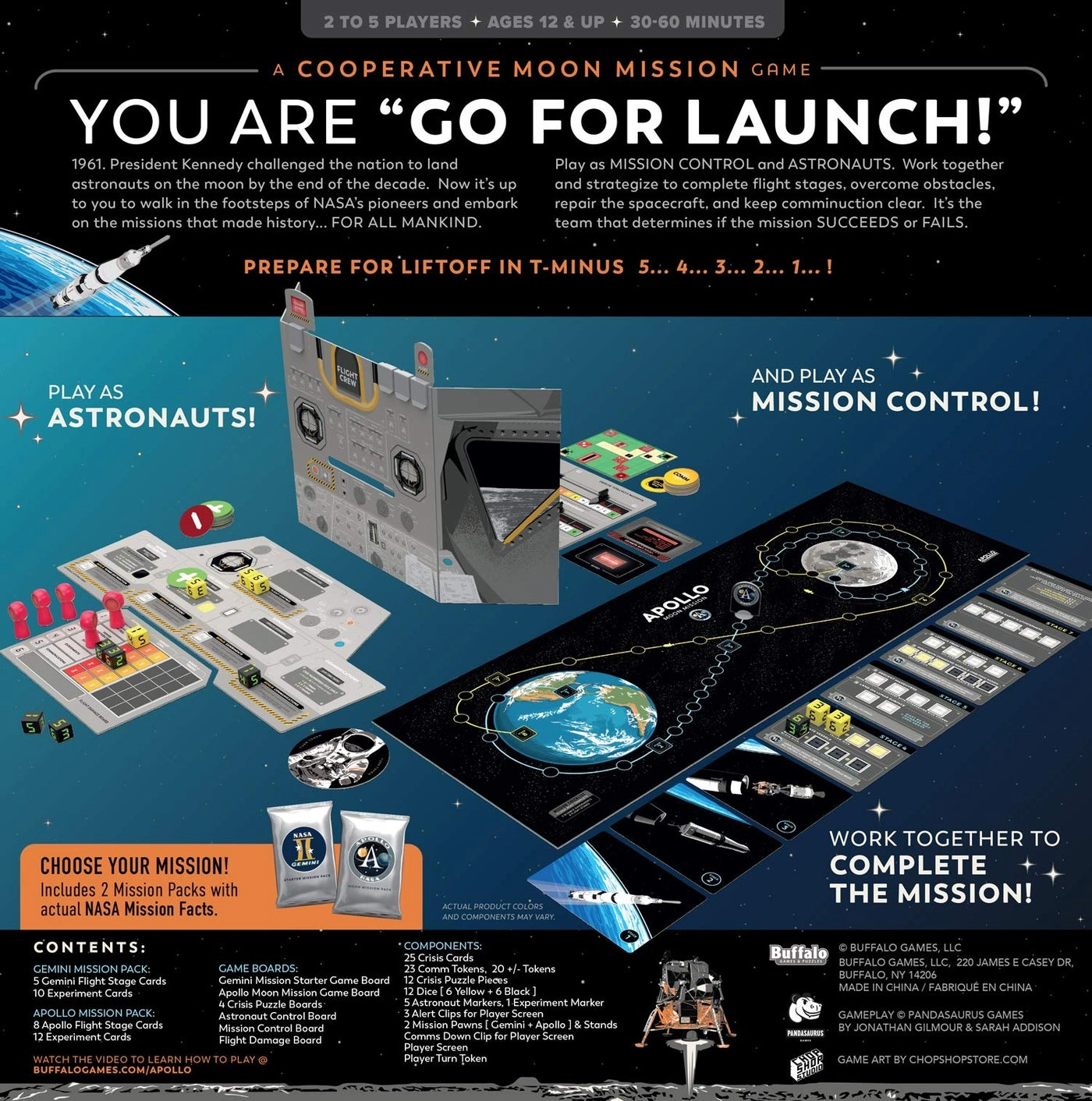 Apollo Games (NASA) - Long Play Strategy Game Space Mission