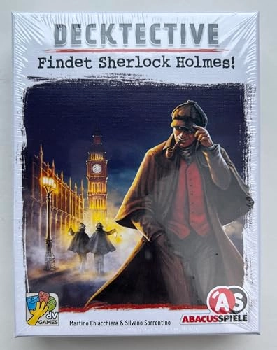 Decktective Finding Sherlock Holmes! - Cooperative Card Game (German)