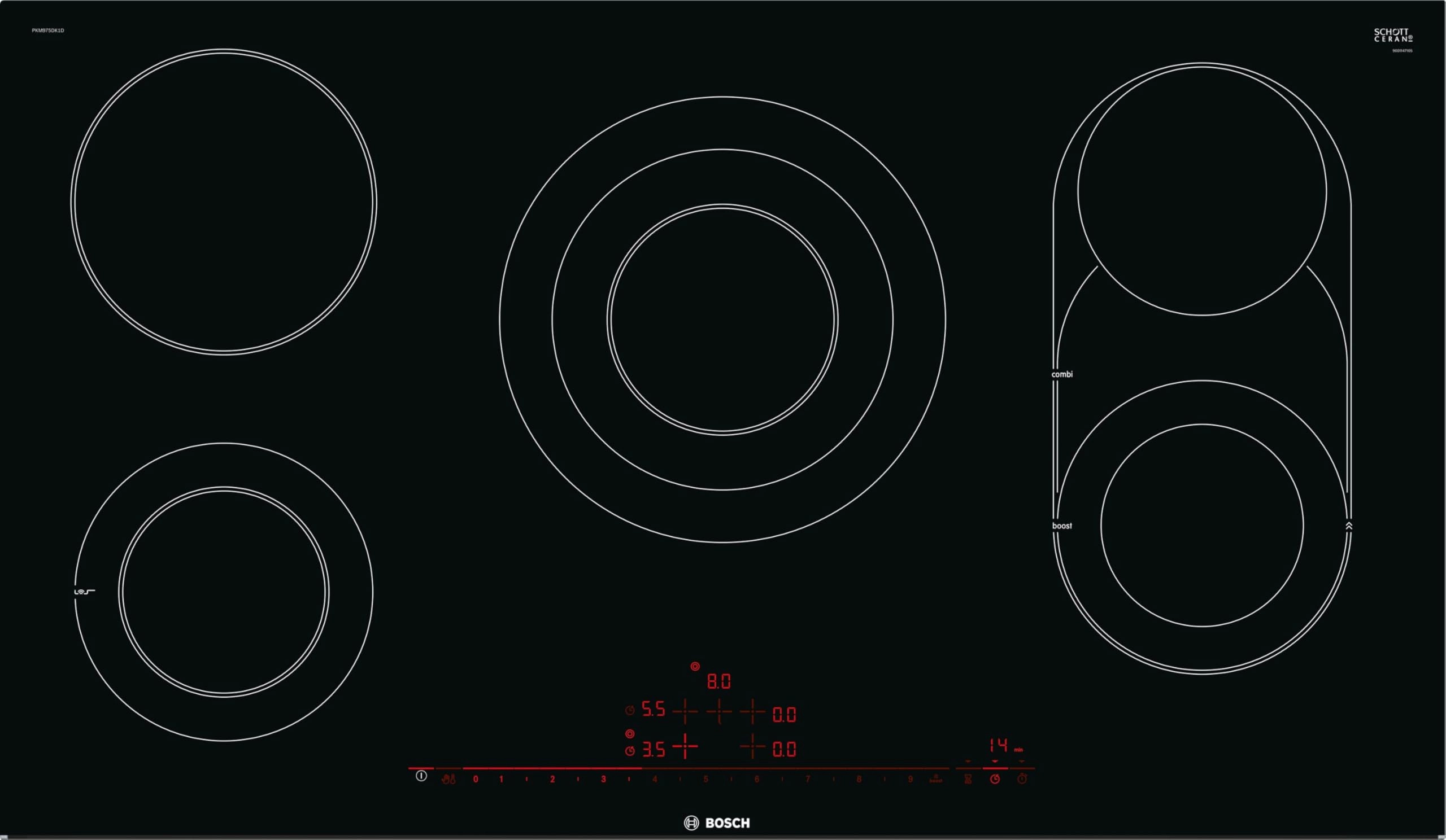 Series 8 PKM975DK1D Ceramic hob