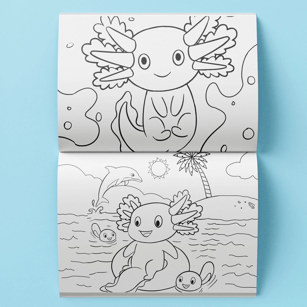 Axolotls and Friends Colouring Set