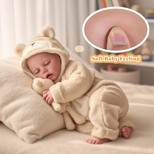 Reborn Baby Doll - 17 Inch Soft Vinyl Can Drink & Pee Ages 3+