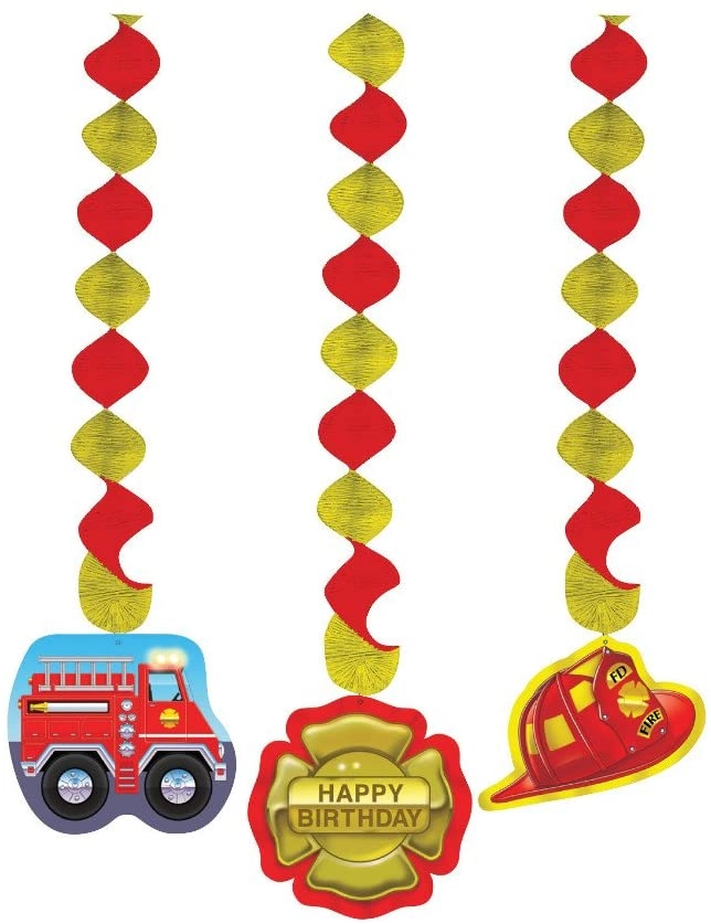 Party Zone Firefighter Dangling Cutout