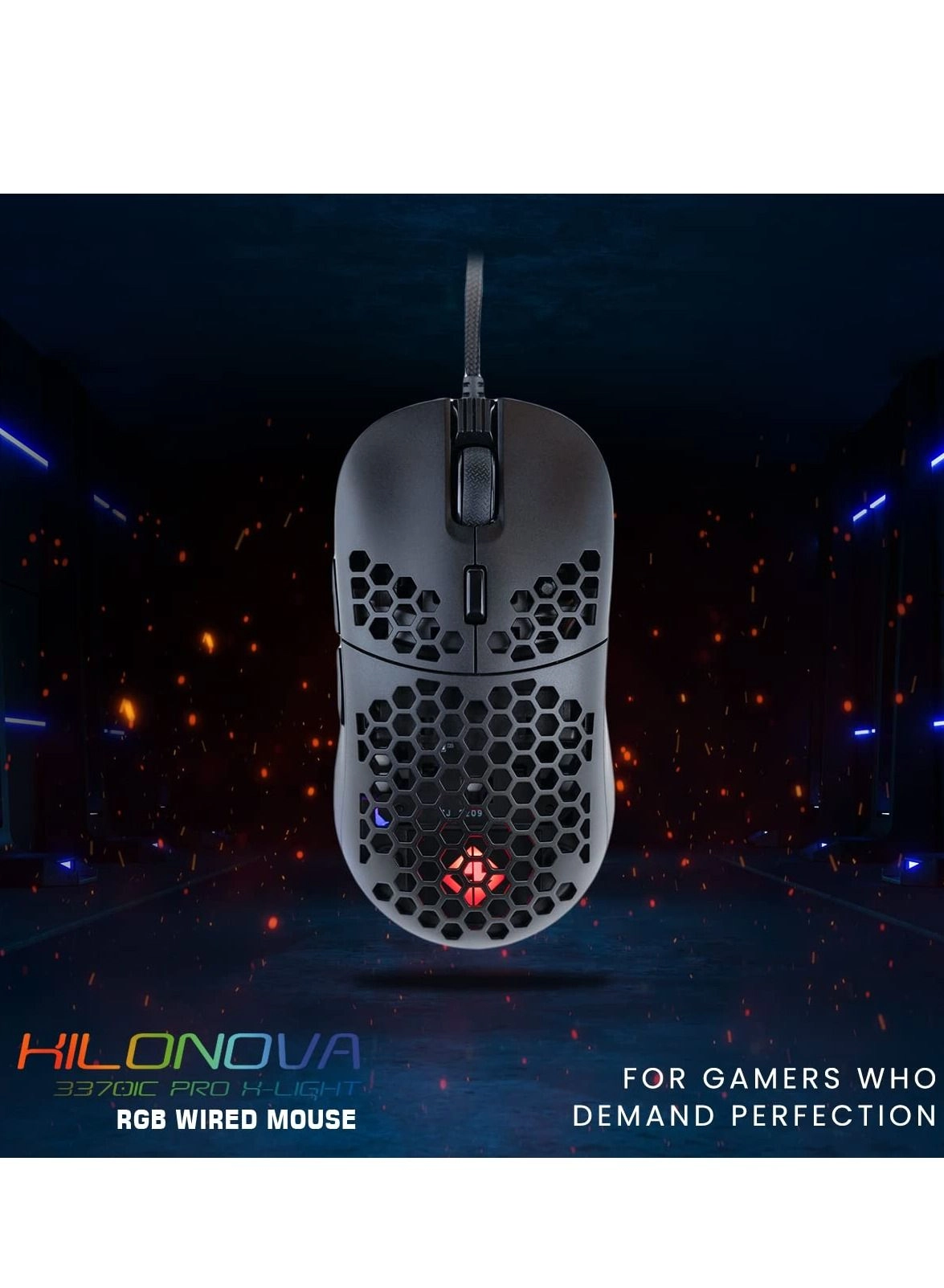 Kilonova 3370IC PRO X-Light Gaming Mouse - Wired