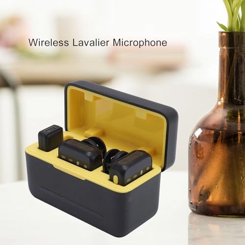Cryfoktbvpexy0675 Wireless Microphone - Noise Cancelling 6-hour Battery