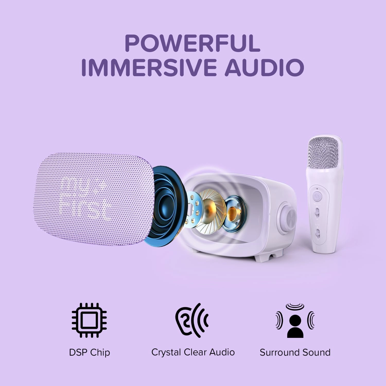 Voice 2 - Kids Karaoke Machine Purple