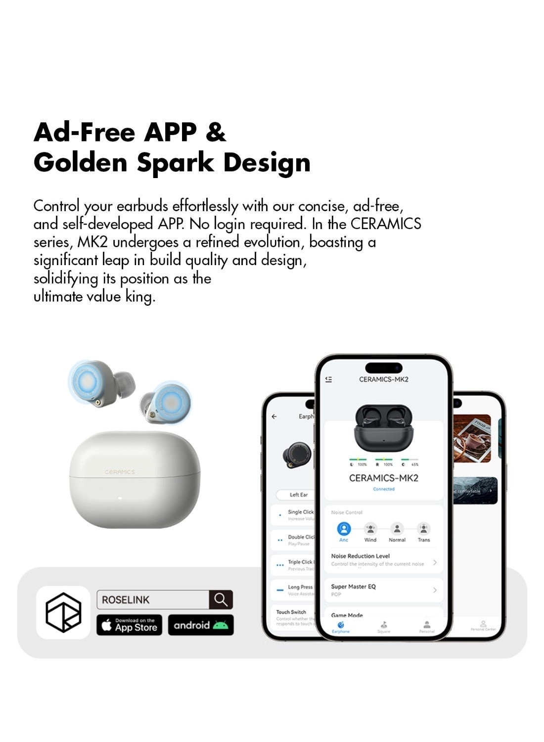Ceramics Wireless Earbud