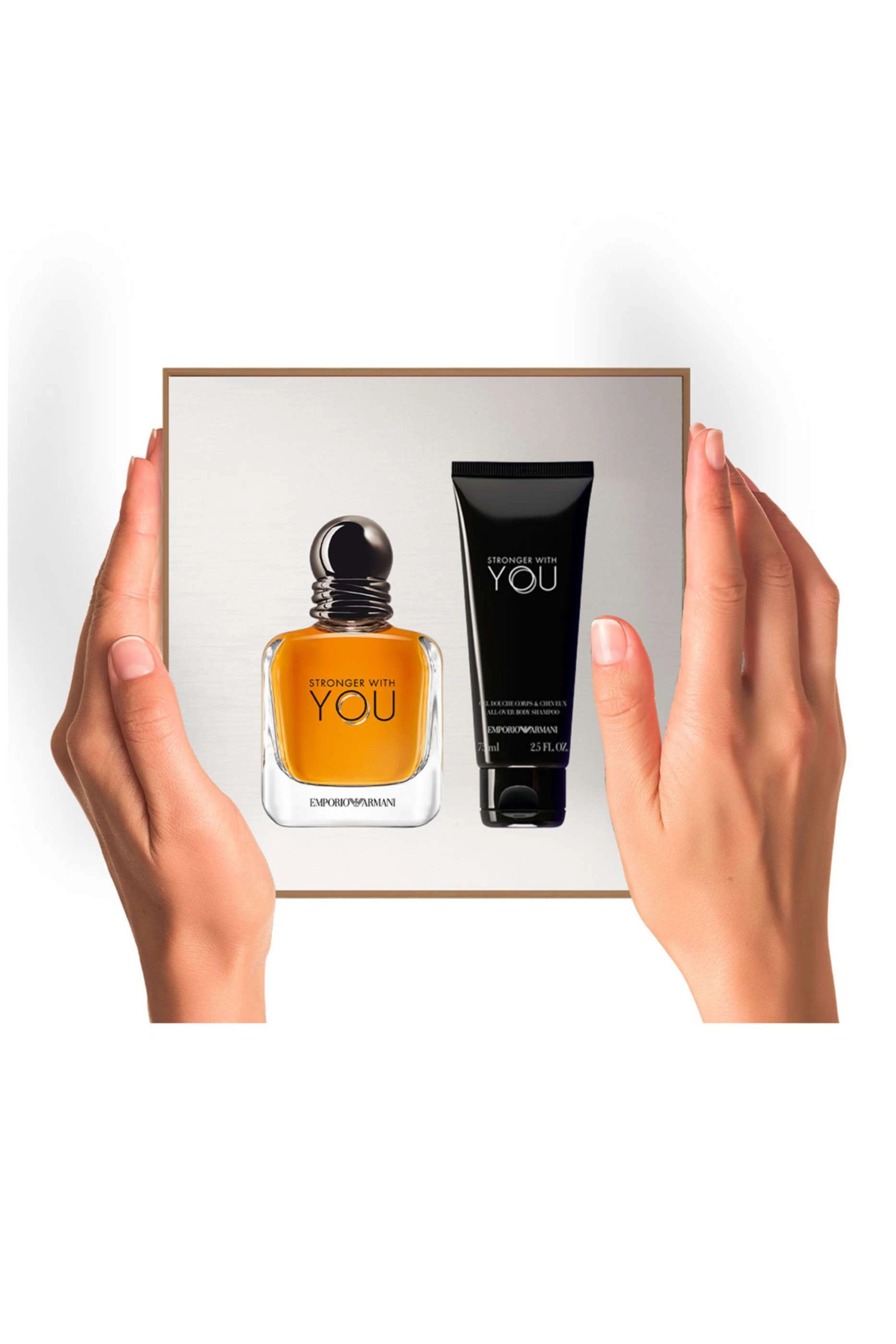 Stronger With You Eau de Toilette - 100ml + Stronger With You Eau de Toilette Travel Spray - 15ml + Stronger With You Shower Gel - 75ml